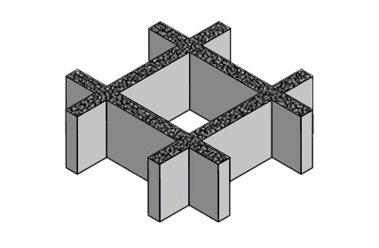 Композитные решетки С ПОКРЫТИЕМ (GRITTED)